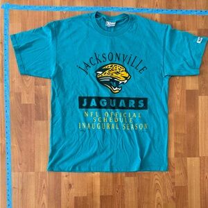 Jacksonville Jaguars Inaugural Season T-Shirt. NFL